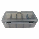 Plastic Dual Layer Waterproof Fishing Tackle Box Lures Bait Storage Case Co