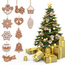 11Pcs Animal Snowflake Biscuits CHRISTMAS Hand Made Polymer Clay A