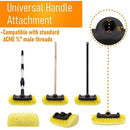 Car Wash Brush Head for Detailing Washing Vehicles, Boats, RVs, ATVs, or Of