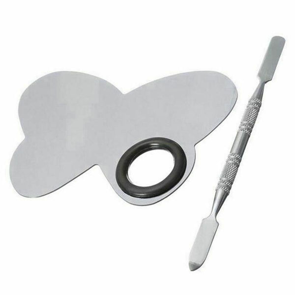 2Pc Butterfly Shape Nail Art, Make-up, Eye Shadow Dappen Dish For Paint Col U2R6