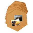 4Pcs Cork Board Wall Message Decoration Photo Background Home Wood Self