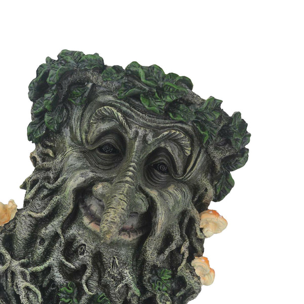 Forest GreenMan Tree Face Leaf Plaque Wall Garden Tree  Outdoor Garden Ornament