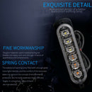 2Pcs 18 Mode 6 LED Car Truck Warning Emergency Flashing Lamp Strobe Light CYX