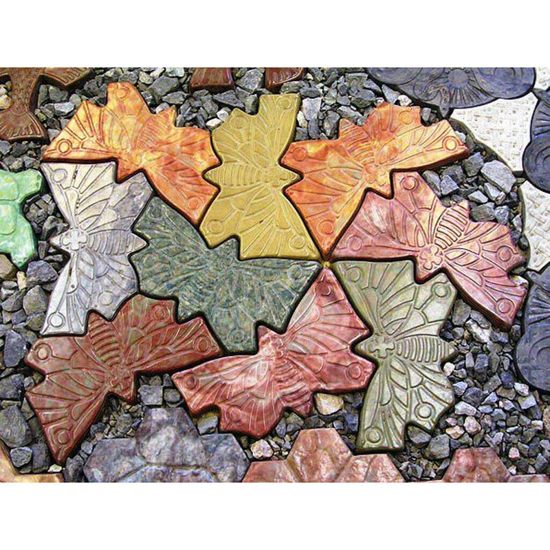 2x DIY Garden Decorative Stepping Mold Paving Pavement Driveway Brick Mould