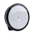 USB Round Smart LED Night Light Body Infrared Sensor Bedrooom Cabinet Lamp