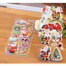 5 sheets Christmas Stickers Kids Xmas Craft Gift Card-Making Home Decoration NEW