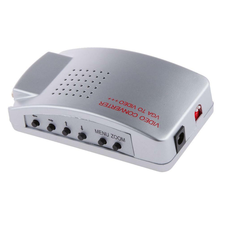 Computer PC to TV Converter Box VGA to S-Video Composite Adapter Switch