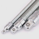 3-Piece Flexible Socket Extension Bar Set 1/2 1/4 3/8 Drive 10 inch 8 inch