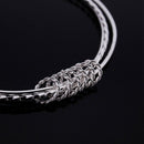 1 Pcs Fashion Women Jewelry Tricyclic glossy twist multi - layer round brac