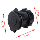 Waterproof Dual USB Port Charger Adaptor Socket Outlet for Motorcycle Car 12V US