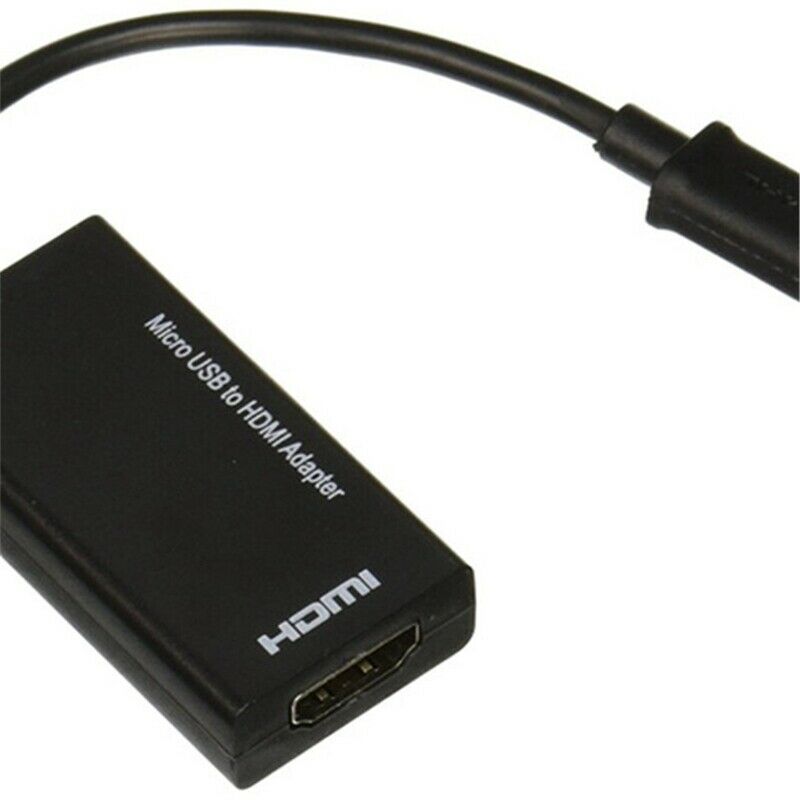 Portable Mobile Phone Micro-Usb To Hdmi Adapter 1080P Mhl Hdtv Cable Audio  P2T5