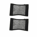 2Pcs Car Trunk Storage Bag Net Bag Double Car Storage Bag Car Storage Net