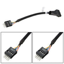 5X USB 3.0 20-Pin Male To USB 2.0 9-Pin Motherboard Header Female Adapter GRU