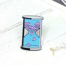 Creative Petal Brooch Bottle Pin Badges Backpack Jacket Decor Jewelry Gift