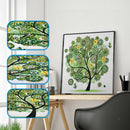 4pcs 5D Diamond Painting Special Shaped Cross Stitch Kit Four Seasons Trees
