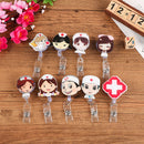 Retractable Badge Reel Nurse Exihibiton ID Name Card Badge Holder School SupplME