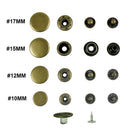 50 Set 4 Sizes Leather Rivets Single Cap Rivet Tubular Metal Studs With 9 P A5V1