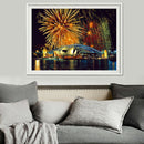 Fireworks 5D Round Diamond DIY Embroidery Painting Craft Kit Home Decor