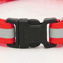 Adjustable Reflective Pet Collar Safety Release Buckle with Bell for Cat Do I9L2