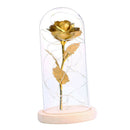 Mini Light Nightlight Rose Shaped With Wood