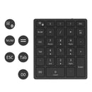 Numeric Keypad Rechargeable, Portable Wireless Bluetooth 28-Key Number Pad