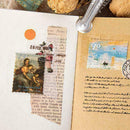 45Pcs/Set Stamps Paper Stickers Travel Floral Scrapbooking Masking Decor. D G3S9