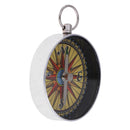 Hiking and Camping Pocket  Alloy Compass with Keychain Waterproof