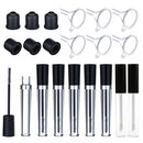 Set 8 Bottles Clear Plastic Mascara  Lip Gloss Empty Tube Vial