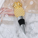 Pineapple Champagne Red Wine Bottle Stopper Vacuum Sealed Twist Favors GiftJR