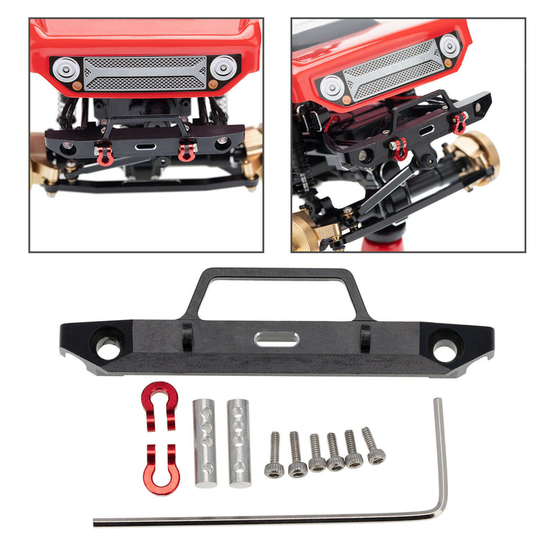 Aluminum Alloy Front Bumper for Axial SCX24 AX90081 DEADBOLT 1:24 RC Crawler New