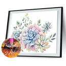 Full Round Drill Diamond Painting DIY Succulent Plants Rhinestone Picture
