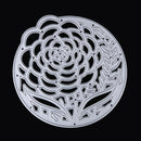 Metal cutting dies round circle flowers with leaf Scrapbook album invitatio