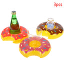 3pcs/lot Outdoor Donuts Inflatable cup holder Swimming Pool Party Decoration FT
