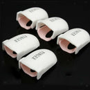 5pcs Nail Polish Remover Clips Nail Art Soak off Tool Manicure Cap Wrap Plastic