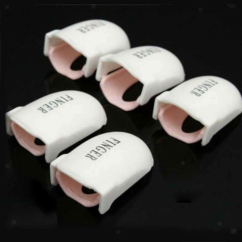 5pcs Nail Polish Remover Clips Nail Art Soak off Tool Manicure Cap Wrap Plastic