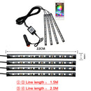 1PCS Car Interior 5050 RGB SMD 48LED 5V LEDS SMD LED Strip Light +APP Controller