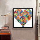 5D DIY Special Shaped Diamond Painting Love Cross Stitch Mosaic Craft Kits