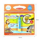 Reusable Color Magic Water Painting Book Kids Doodle Draw Board Toys/Animal