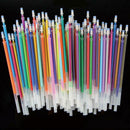 100pcs Refill With 10pcs Pen Case Colorful Gel Pen Refill Delicate