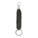 Outdoor Survival Kit Paracord Key Chain Rope Parachute string Lanyard Green