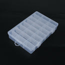 24 Slots Transparent Plastic Fishing Lure Box Fishing Tackle Storage Box