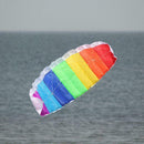 1.4m Regenbogen Dual Line Stunt Parafoil Power Sport Neu Drachen Outdoor Sp L0W8