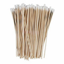 100Pcs Medical Swabs 6'' Long Wood Handle Sturdy Cotton Applicator Swab Q-tip
