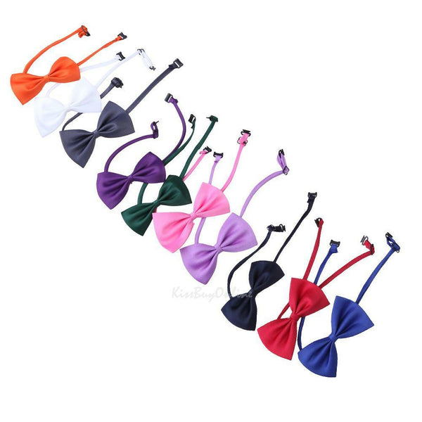 10pc Lovely Bowknot Bow Tie Adjustable for Dog Cat Pet Teddy Necktie Neck Collar