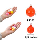 4X(5 Pieces Airlock Strike Indicator Fly Fishing Bobbers High Durable PlastJ6R5)