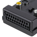 Newest Switchable Scart Male to Female S-Video 3 RCA Audio Adapter Convecto