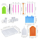 Diamond Painting Tools DIY Diamond Stitch Pen Kit with Tweezers, Glue, Plastic