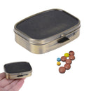 2Grid MoisturJCroof Metal Folding Pill Case Medicine Storage Organizer Contai 3C