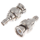 2PCS BNC Male To SMA Female RF Coaxial Connector Adapter Converter