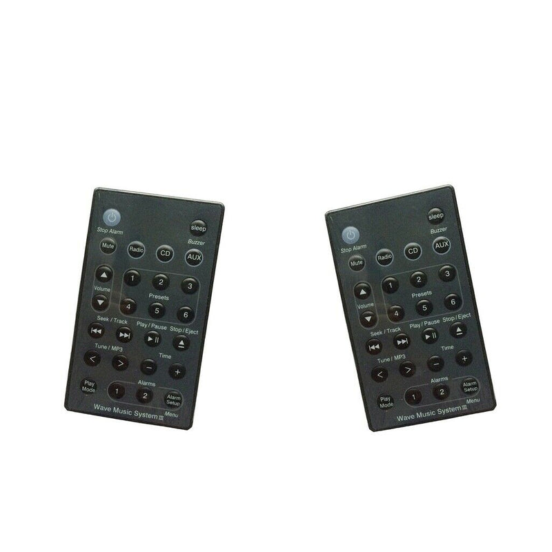 2 Piece New Remote Control Fit For B-Wave Music Radio System I II III IV